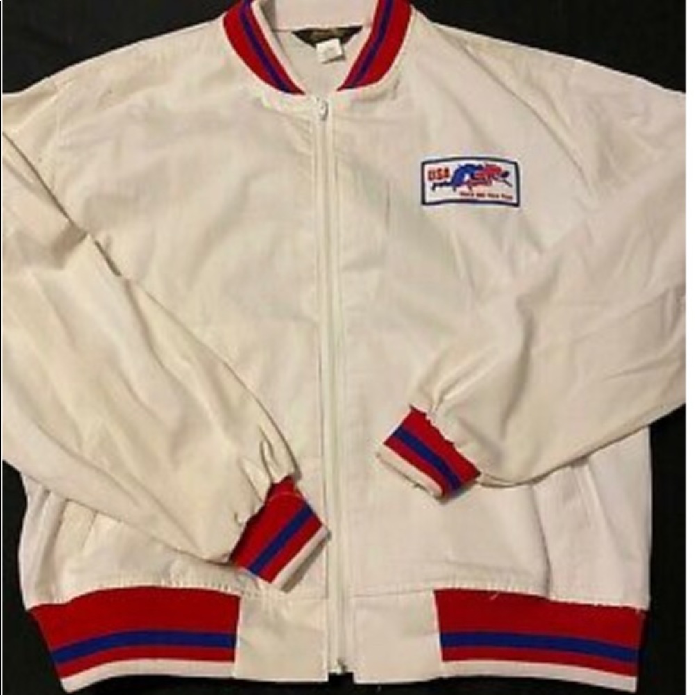 VINTAGE-Swingster U.S.A. Olympics TRACK & FIELD TEAM Jacket 1970s UNISEX
